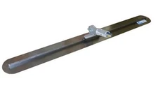 Kraft Tool Concrete Fresno Trowel Round Ends 36" x 5" w/Button Handle Bracket