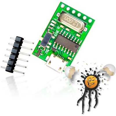 CH340G Micro USB TTL DTR 3,3V 5V Level seriell Konverter OSX Win Linux Android
