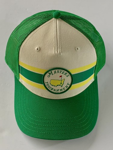Masters golf Trucker Hat green mesh 