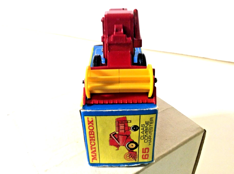 Matchbox by Lesney RW 1-75 No.65c Claas Combine Harvester *TYP4* 1970 mit F2-OVP - Bild 4 von 4