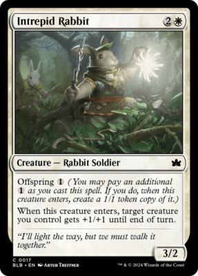 x1 Intrepid Rabbit BLB Bloomburrow MTG 17 COMMON M/NM 1x | eBay