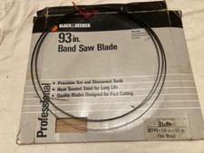 NOS - BLACK & DECKER #31284  93" BAND SAW BLADE - 10 TPI - 1/4" - NEVER USED