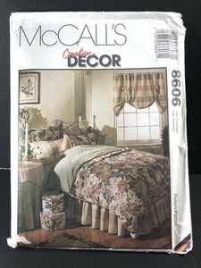 Sewing Patterns Mccalls Creative Decor 8606 Duvet Cover Pillow