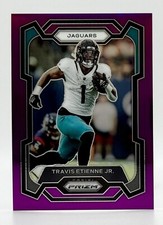 2023 Panini Prizm Purple #138 Travis Etienne Jr. 45/125 Jacksonville Jaguars