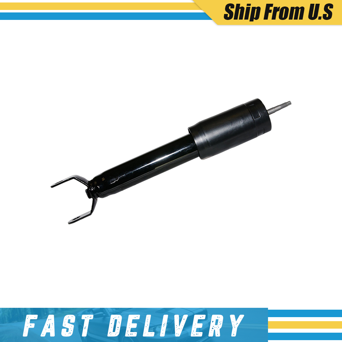Amortiguador Trasero ACDelco 503-686 Premium, Carga De Gas, Pistón 1-3/8", Varilla Cromada, Para Suspensión Profesional