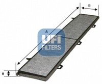 UFI Innenraumfilter Partikelfilter FüR BMW 1Er E87 Alpina B3 Cabriolet E93