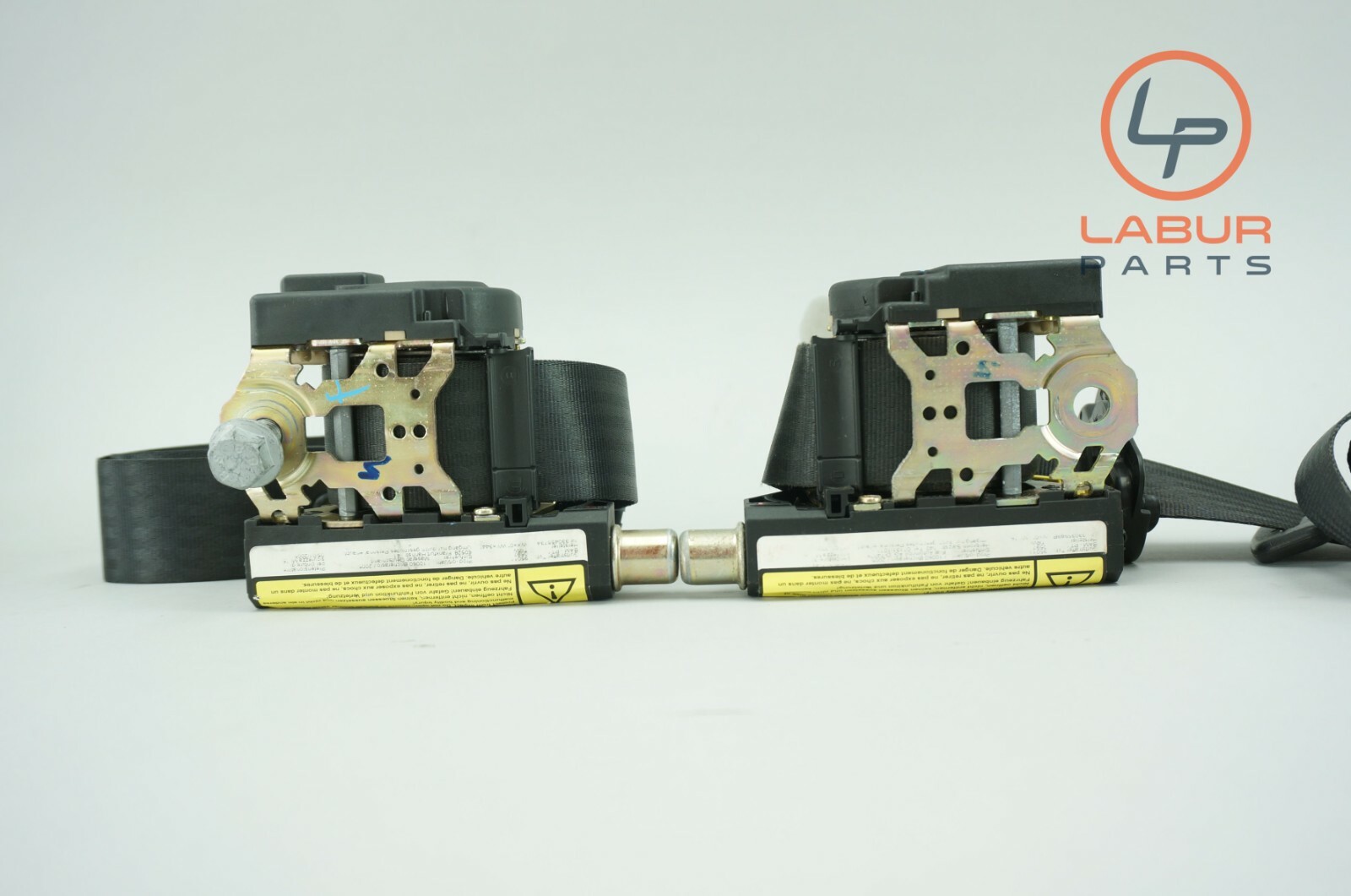 M139 Maserati 03-12 Quattroporte Front Rear Seat Belt Belts Set Of 5 Black C724