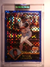 2003 Reggie Sanders Topps Chrome Xfractor Uncirculated #381 #43/57 Mint 