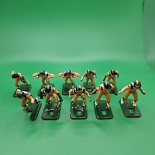 Tudor Electric Football Players White Jerseys Yellow Pants Blue Stripes 10