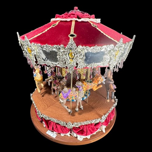 Weihnachtsfeiertag Karussell Karneval Wohnen Classic 111644 funktioniert Lichter siehe Video - Bild 6 von 23