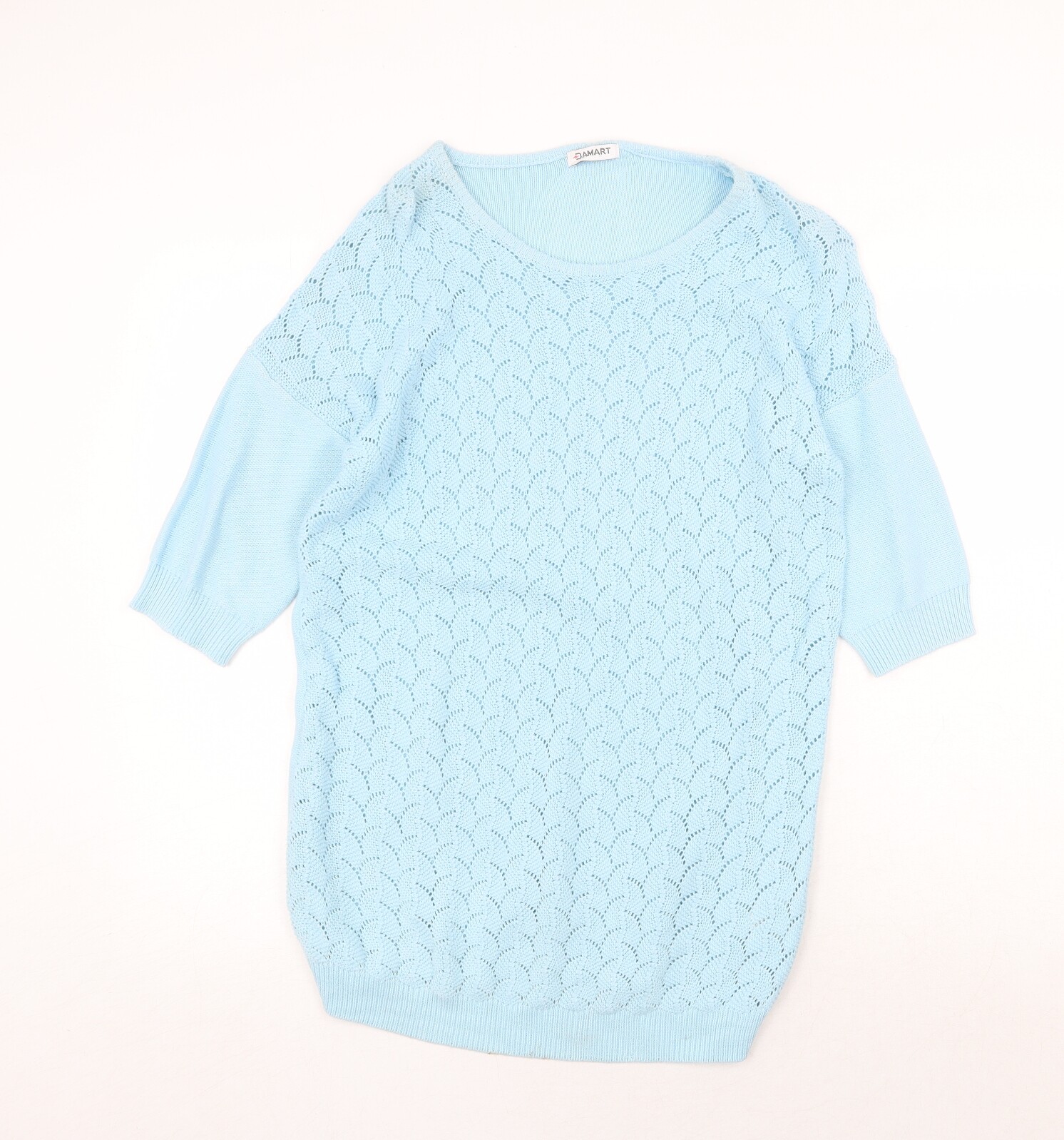 Damart Womens Size 18-20 Cotton Purple Jumper (Regular)