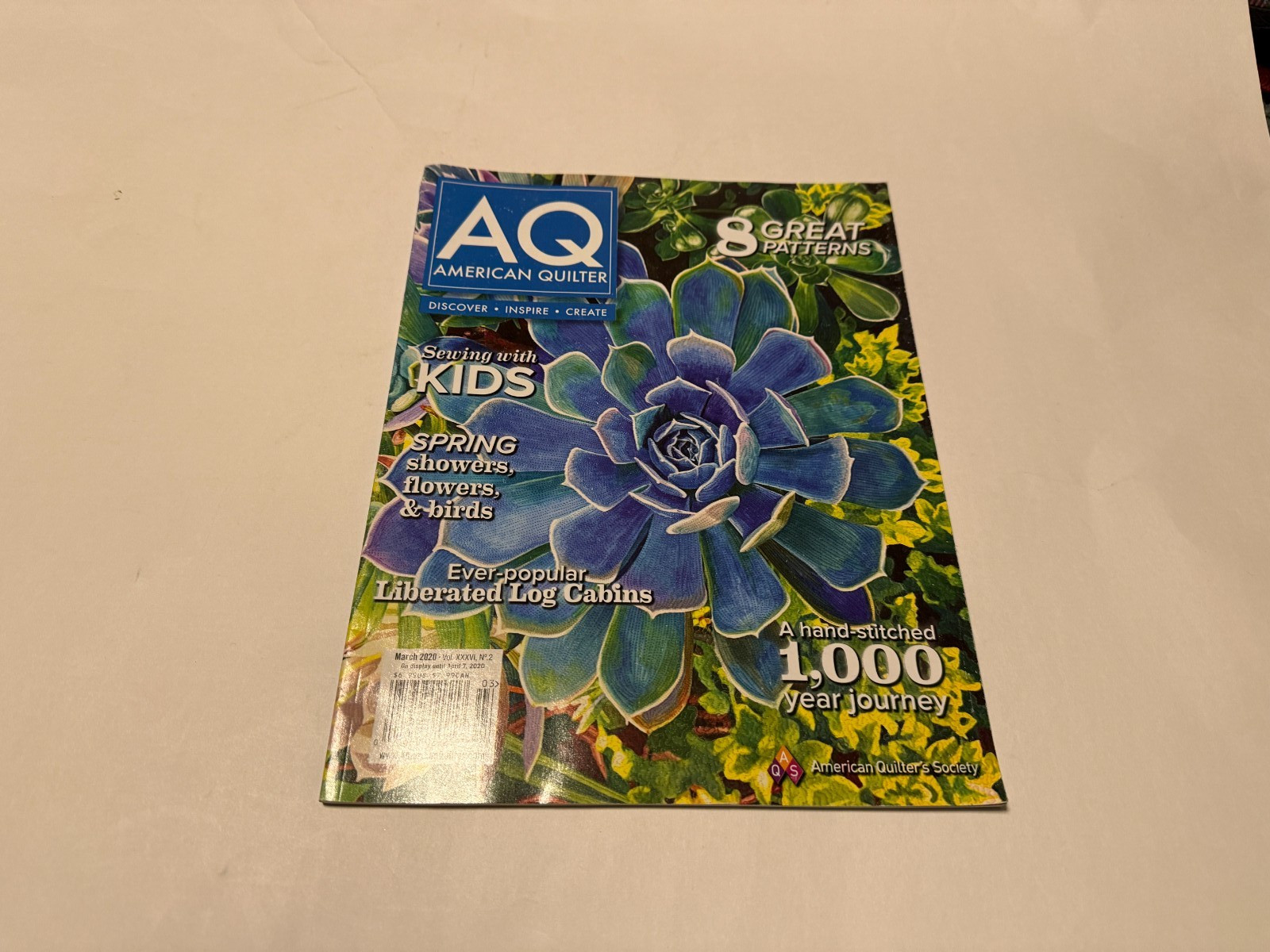 American Quilter Society Magazine March 2020 - 8 Great Patterns vn