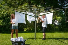 DRYING POLE SUNSHINE CLOTHESLINE  AIR NATURAL CLOTHES DRYER  LAUNDRY DS9