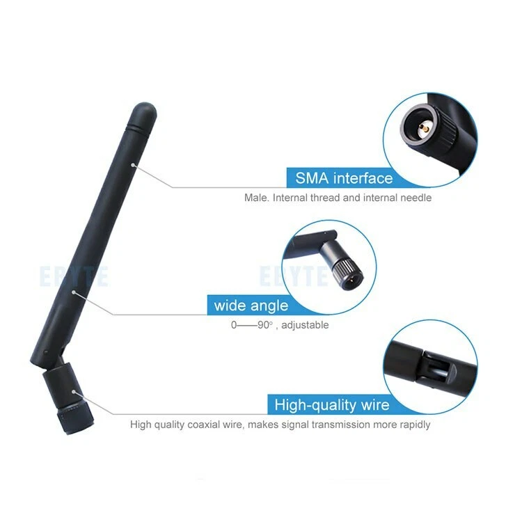 Ebyte 4Pcs/Lot Omni 915MHz High Gain Wifi Antenna SMA Male uhf For rf Module - Image 3 of 4