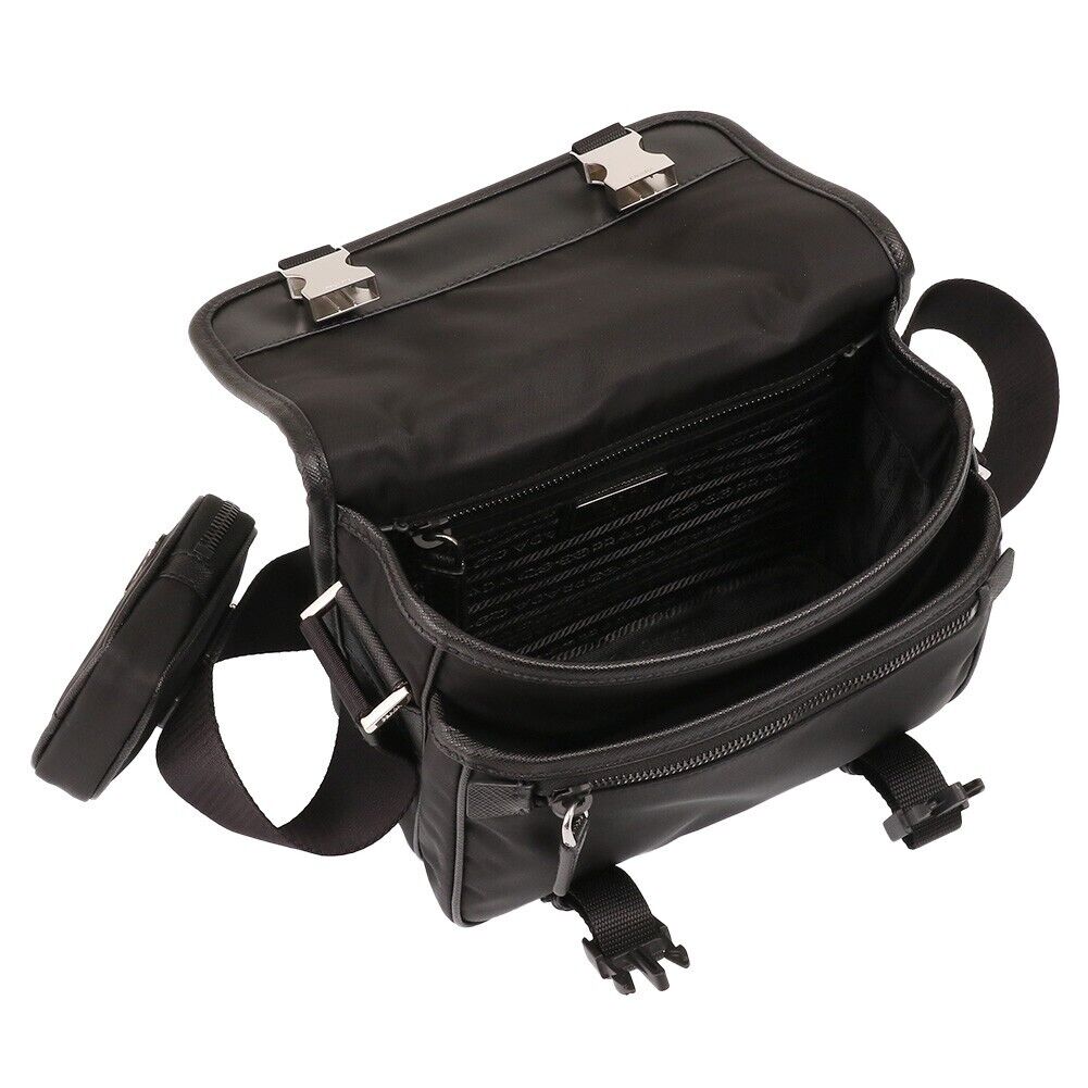 PRADA Shoulder Bag Men Women Nylon with Pouch 2VD034 2DMH PRADA Shoulder Bag Men Women Nylon with Pouch 2VD034 2DMH