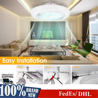 INOVA Retractable Invisible Ceiling Fan with Light Speaker with Remote Plastic 60W