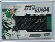 2019-20 Upper Deck Engrained Rookie Signature Shots #RSS-JL Joel L'Esperance/249