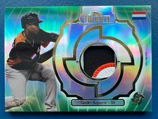 Xander Bogaerts 2013 Topps Tribute WBC Prime Patches Netherlands 02/25 Jersey