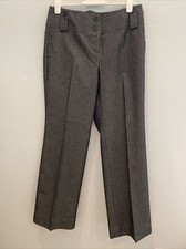 New York  Company NYCC Black Pinstripe Trouser Dress Pants Size 12