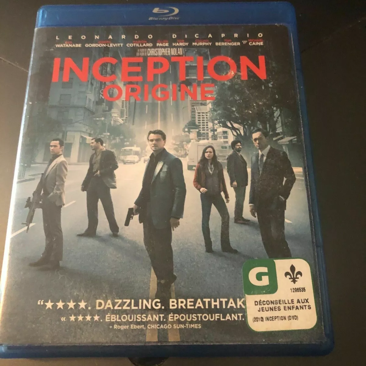 Inception (Blu-ray Disc, 2010) Action - Leo DiCaprio - Free