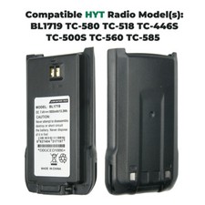 BL1719 Battery for Hytera HYT TC-508 TC-518 TC-580 TC- 446S TC-510 TC-585 TC-500