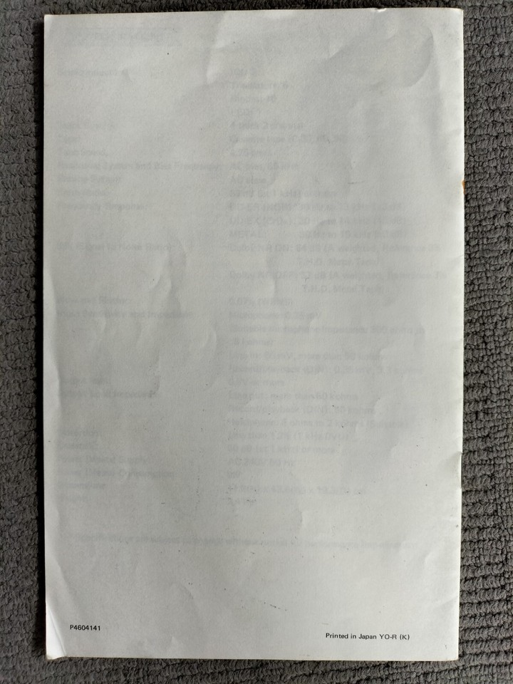 Vintage D22s MKII Stereo Cassette Tape Deck Operating Guide Free