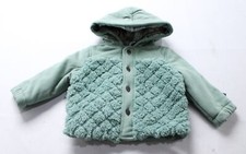 OshKosh B'gosh Baby Boy's Quilted Sherpa Jacket EJ2 Green Size 12 Months NWT