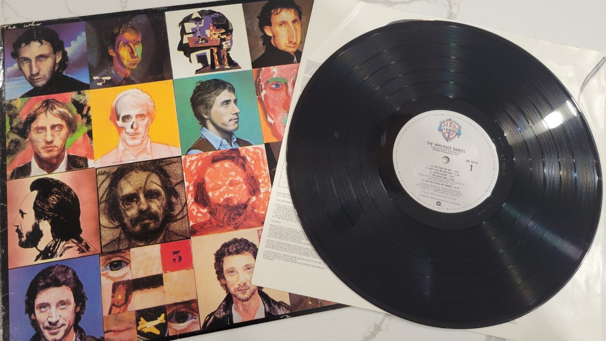 The Who - Face Dances Vinyl LP - 1981 First Press - Warner Bros HS