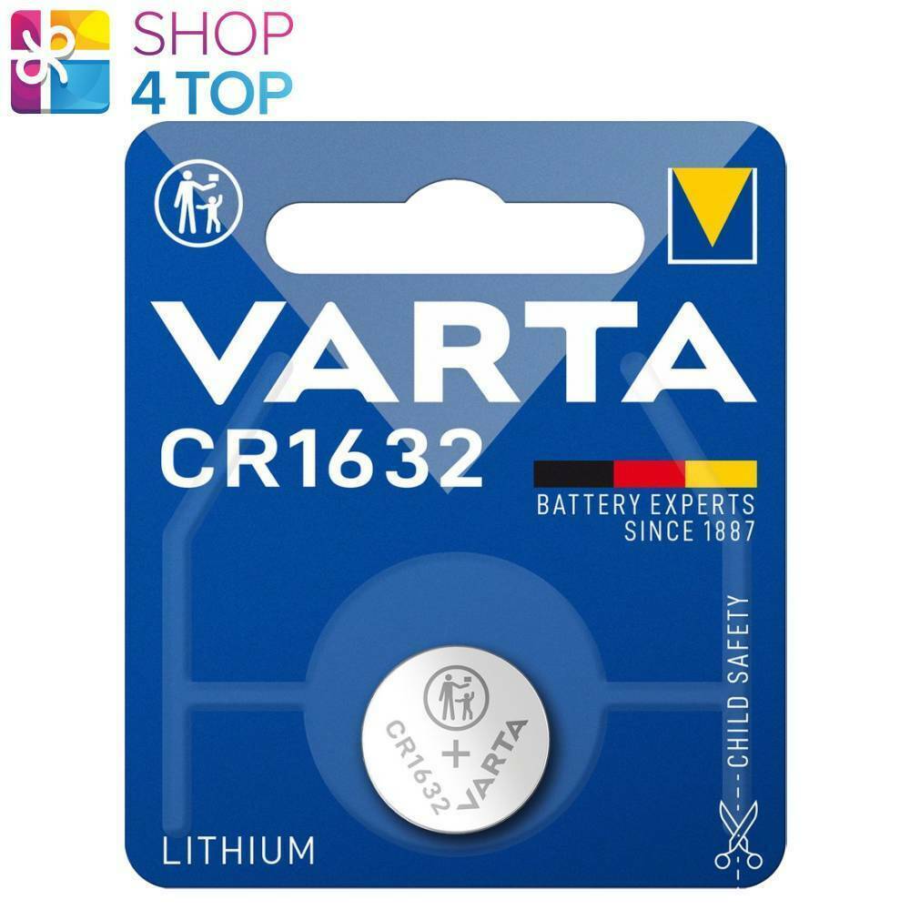 Varta Cr1632 Lithium Coin Cell Batterie 3V 140 Mah No Mercury Exp 2031 1Bl Neu
