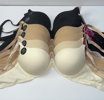 SUPER PUSH UP EXTREME PADDED BRA ADD TWO CUP BUNDLE 3 PIECES. NWT