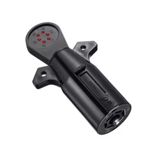 7 Way RV Blade Trailer Light Wiring Tester Hitch LED 7Pin Plug Connector Adapter