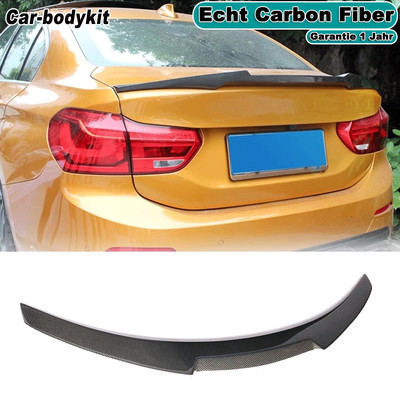 Fits BMW 1 SERIES F52 118i 2017-2019 Carbon Fiber Rear Spoiler Wing Lip 