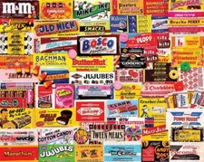 Candy Wrappers 1,000 Piece Jigsaw Puzzle White Mountain Quality Puzzle