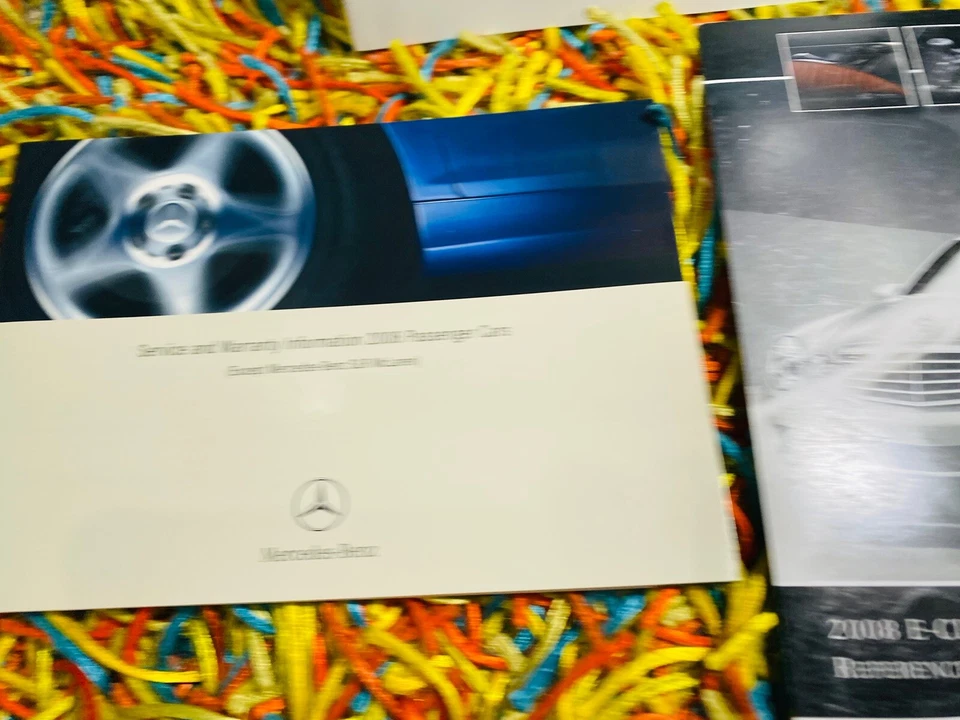 ⚠️ MERCEDES BENZ CLASE E 2008 E320 E350 E550 E63 AMG JUEGO MANUAL DEL PROPIETARIO 550 350 Foto 4 de 4