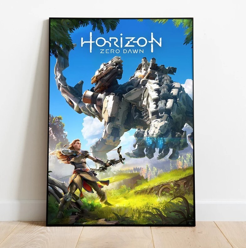 Horizon Zero Dawn Poster, Wall Art & Home Decor, Video Game Poster Gift-image