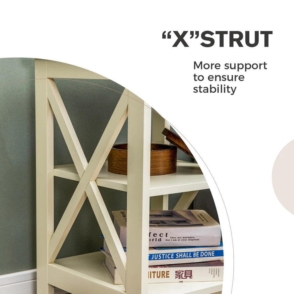 Side Table Set of 2 Storage Sofa Bed End Table for Living Room Bedroom - Image 4 of 4