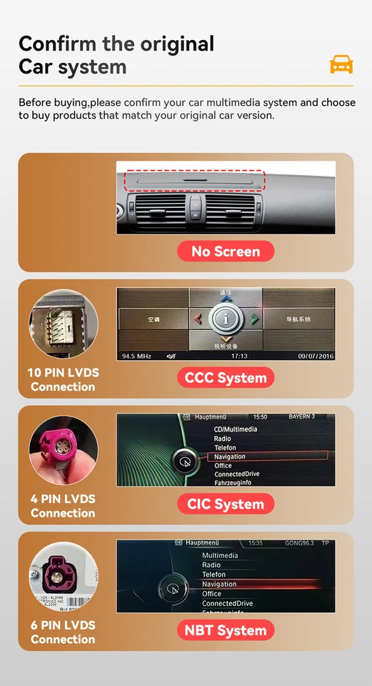 32G 10.25" Android13 Coche Estéreo Carplay Para BMW Serie 5 E60 E61 CCC GPS WIFI BT Foto 4 de 4