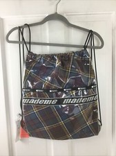 Lesportsac Drawstring Backpack Glen Plaid Academia Preppy School Gift NWT