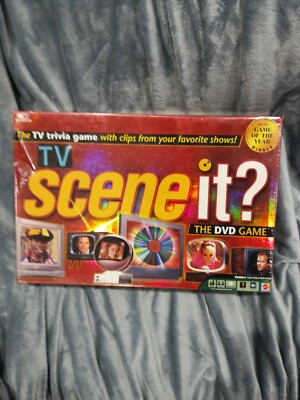 Mattel Scene It? TV Trivia DVD Board Game 2005 - Brand New Sealed 
