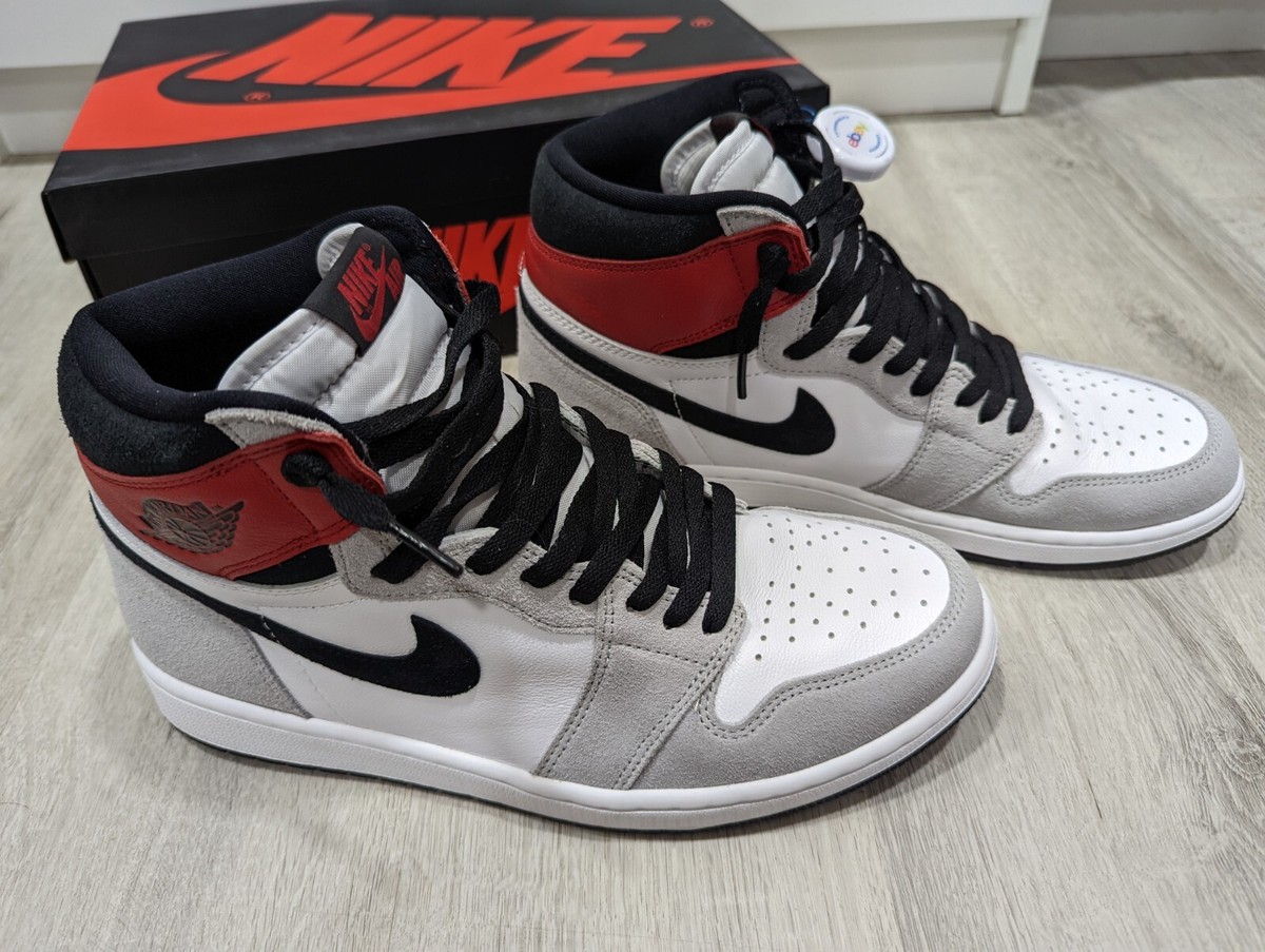 NICE* Air Jordan Retro High OG Smoke Gray, black, Red 2020 US