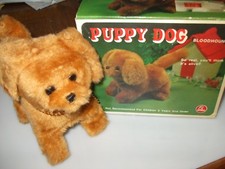Vintage  Puppy Dog Bloodhound Battery Operated Toy with box,,, Attic  Find