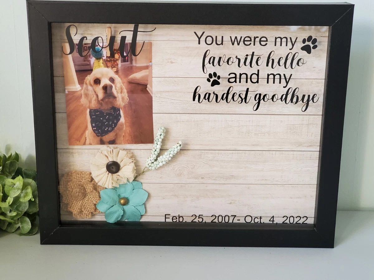 Pet memorial shadow clearance box