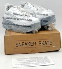2001 AVON SNEAKER SKATE ROLLER SKATES ROLLING SURFER SIZE 6/8 RETRACTABLE WHEELS