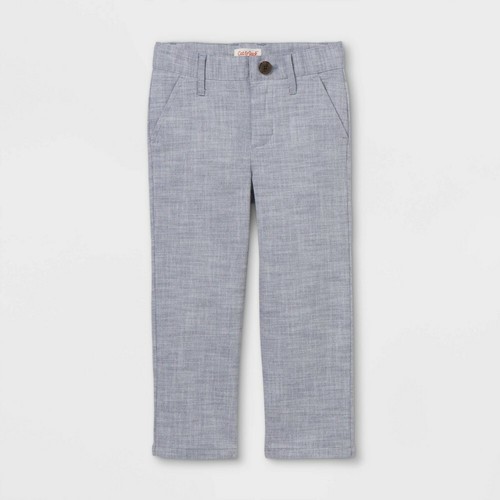 Toddler Boys' Stretch Chambray Chino 