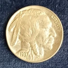 1937 Buffalo Nickel Last P Buffalo