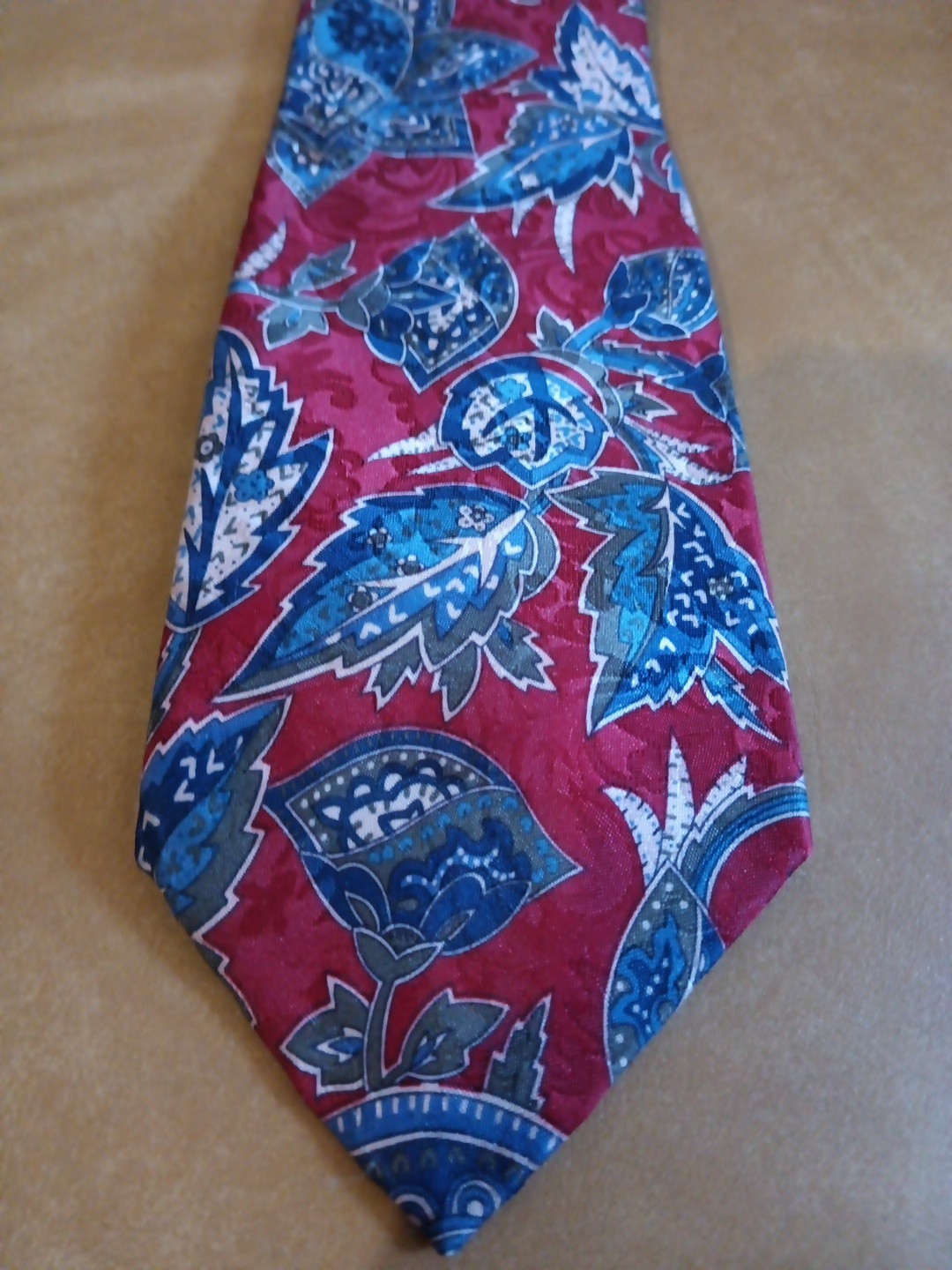 Basic Elements Polyester Men's Necktie Red& Blue … - image 7