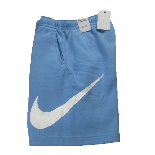 New Nike Sportswear Club Mens Graphic Sweat Shorts size S Blue NSW BV2721-499 - Picture 7 of 12