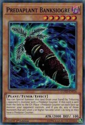Predaplant Banksiogre - COTD-EN016 - Common - 1st Edition - Lightly Played