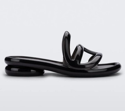 Melissa x Telfar Jelly Slide - BLACK Unisex Womens W10/ Mens M9 Sandal
