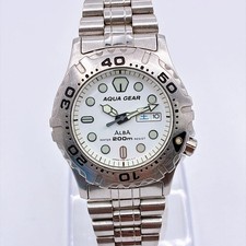 SEIKO ALBA AQUA GEAR V736-6A10 200 Diver
